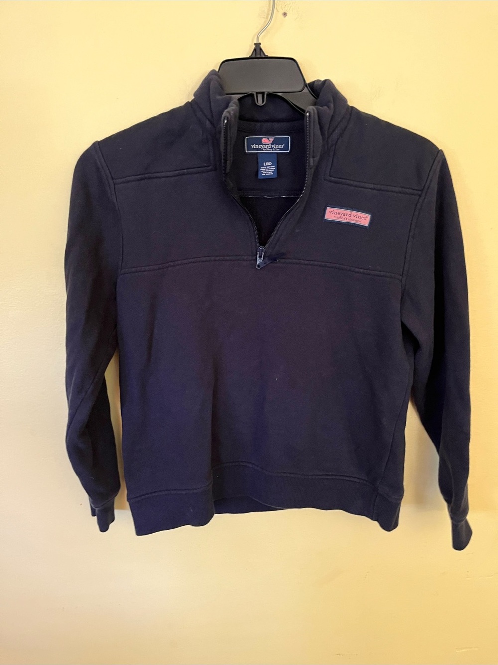 Vineyard Vines Navy Kids Half-Zip Pullover Sweatshirt Large/16